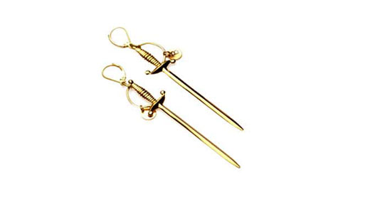 Sword Necklace/earrings