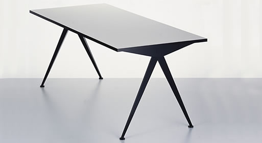 Compas Table by Jean Prouve from Vitra Design