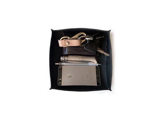 Halflight Leather Valet Tray