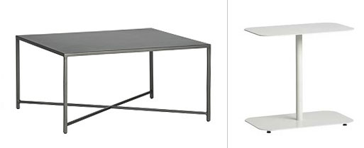 Hedge Coffee Table and Rectangular Side Table