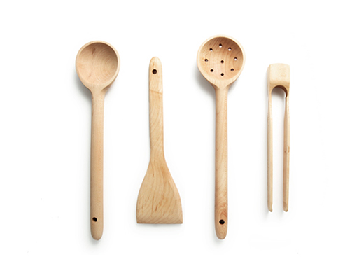 Maple Wood Utensil Set