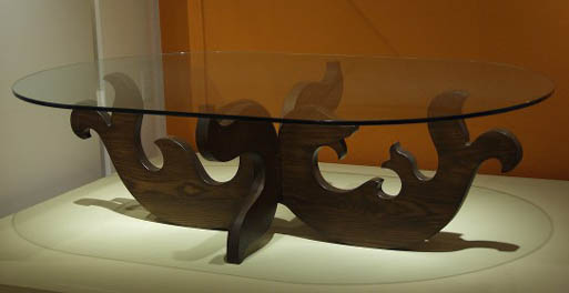 Oval Racetrack Coffee Table by Eva Zeisel
