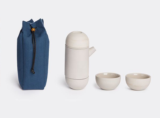 Travel Teapot Set and Bag