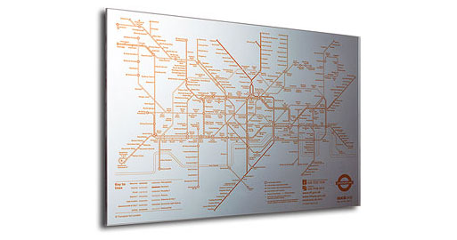 Tube Map Mirror (London Underground)