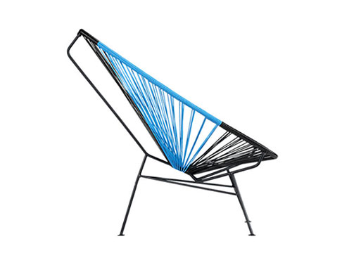 Acapulco Black/Blue Lounge Chair