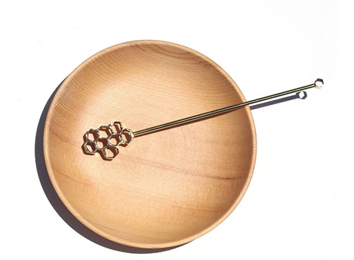 Brass Honey Dipper