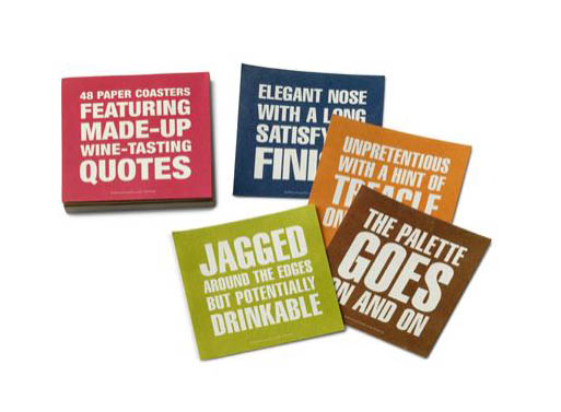 Bob’s Your Uncle Wine-Tasting Coaster Pad