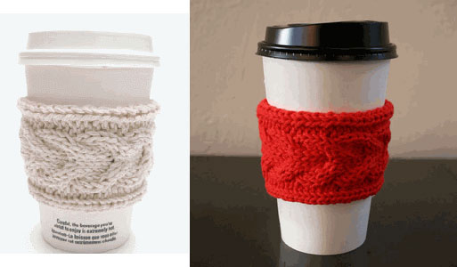 Knitted Coffee Sleeve