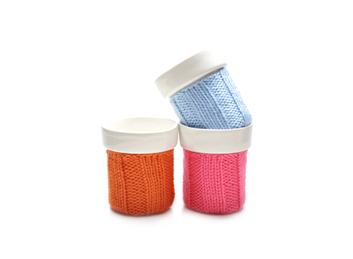 Small Knit Color Cozy Mug