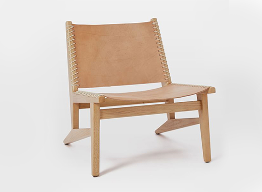 Commune Leather Sling Chair