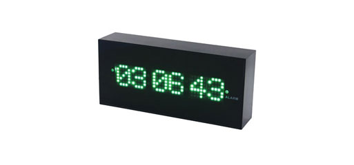 Dot Matrix Digital Alarm Clock By Kikkerland