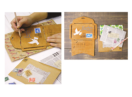 Wooden Envelope Template