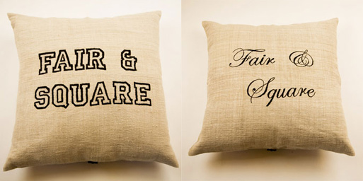 Fair & Square Pillow