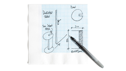 Graph Paper Napkins