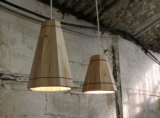 Recycled Wooden Pallet Hanging Lamp Shade