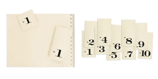 Numbered Edition Linens