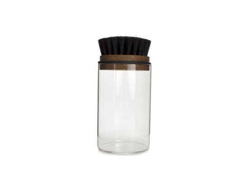 Kitchen Brush and Glass Container