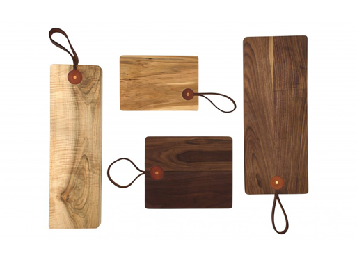 Leather Strap Cutting Boards