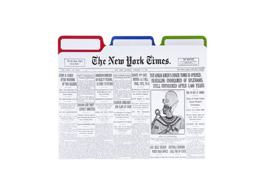 New York Times File Folders