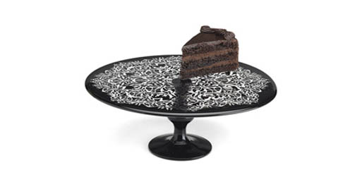Black Lace Cake Stand