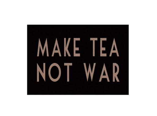 Make Tea Not War Postcard