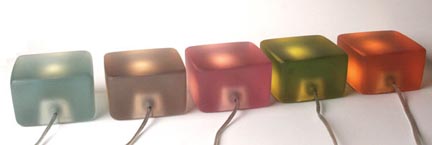 resin cube lights