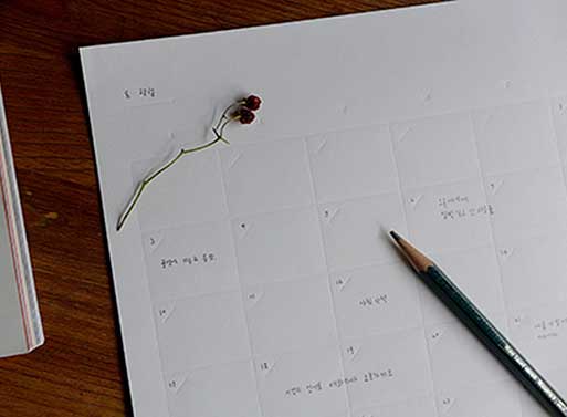 Inkless Monthly Planner