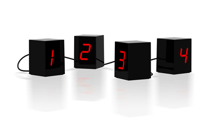 Open Edition/Untitled (Numbers) LED Clock