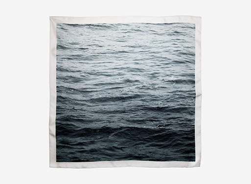 Pacific Printed Silk Scarf by Kelly Lynn Jones