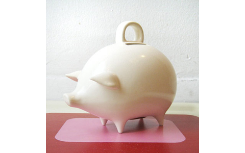 Midcentury Piggy Bank