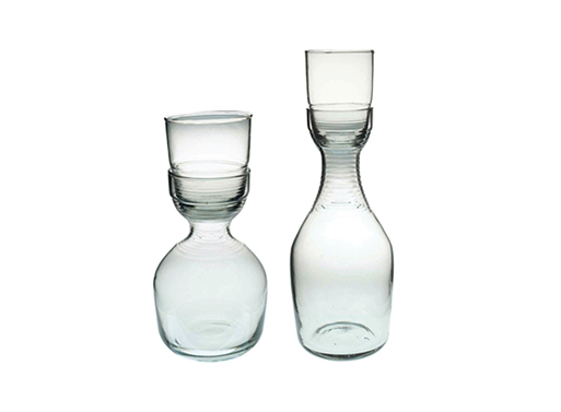 Recycled Glass Carafes & Tumblers