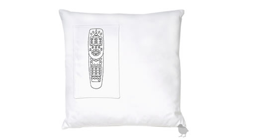 Remote Control Pocket Pillow by K Studio