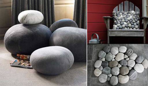 Felted Wool Stones by Ronel Jordaan