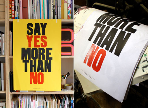 Say Yes More Than No Poster