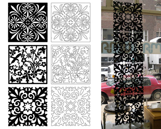 Cutout Screen Panel Set