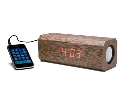 Sonic Woodblock Clock