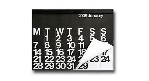 Stendig 2008 Calendar by Vignelli