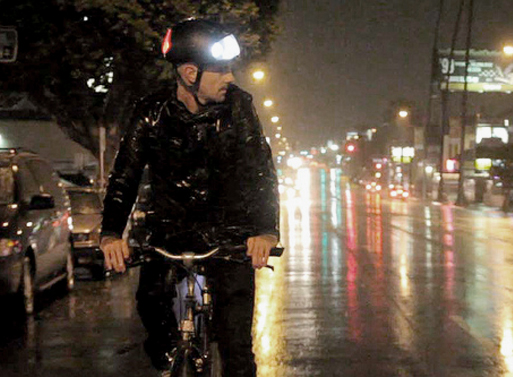 Torch T1 Illuminated Bicycle Helmet