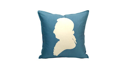 silhouettes luxe silk & wool pillow