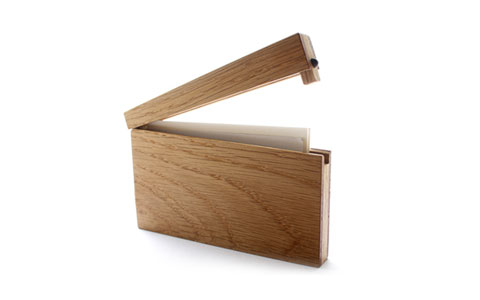 Wood Business Card Case by Masakage Tanno