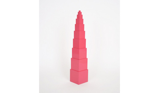 montessori pink tower