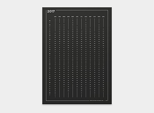 2017 Scratchable Wall Calendar