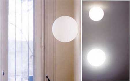 Dioscuri Ceiling/Wall Lamp by Michele de Lucchi