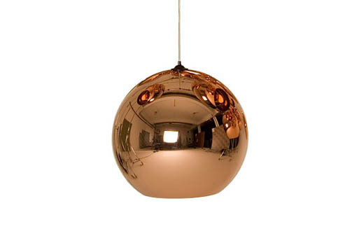 Copper Shade suspension light