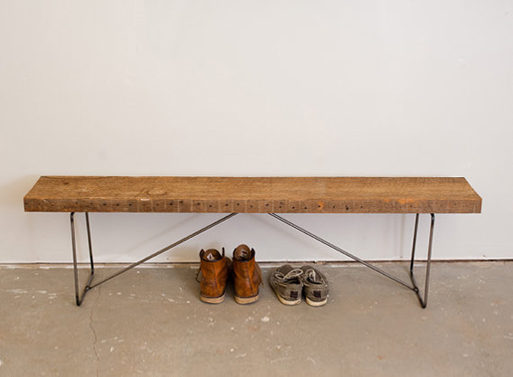 Reclaimed Wood Bench