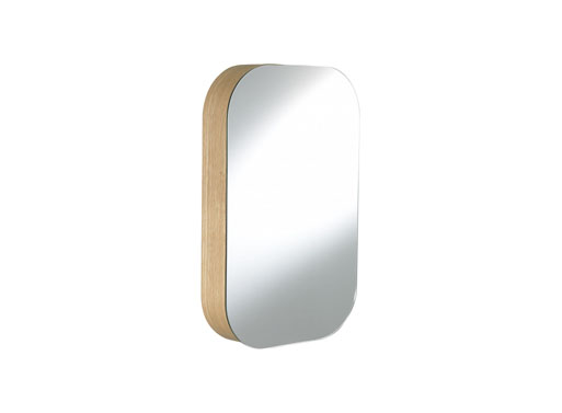 Furo Mirrored Bathroom Cabinet & Toothbrush Holder