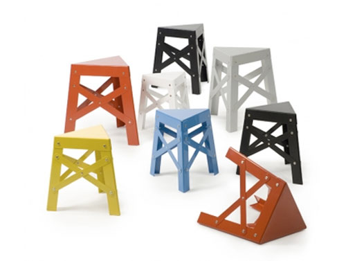 Aluminum Eiffel Stool