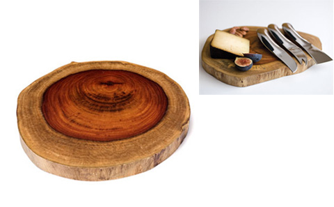 Amboyna Wood Cheese Board