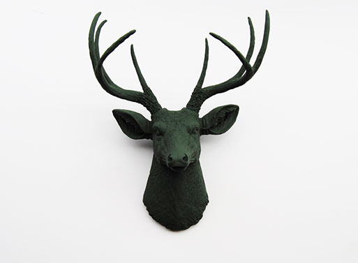 White Faux Taxidermy