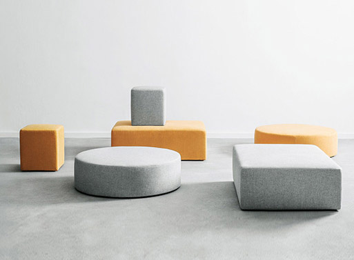 Brick Poufs